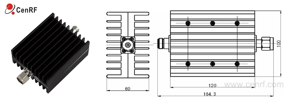 Attenuator Dimension Attenuator Dimension
