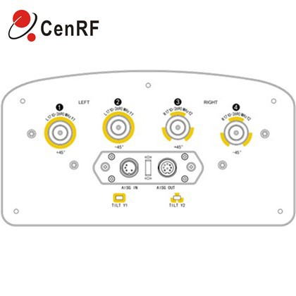 Антена с 4 порта/2Н /1,38 м/2-12 градуса